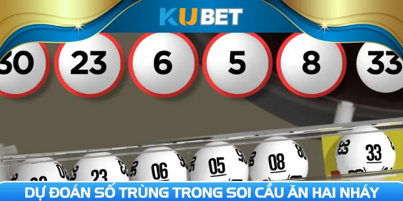 Dự đoán số trùng trong soi cầu ăn hai nháy