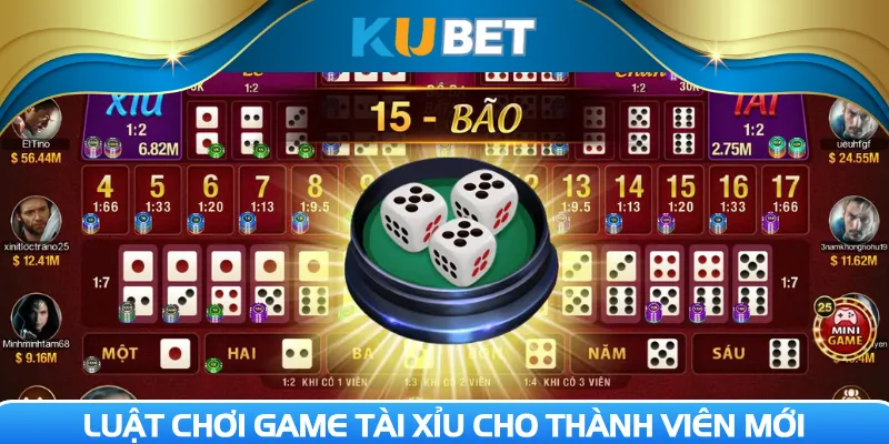 Luật chơi game tài xỉu cho thành viên mới